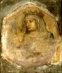 Workshop of Pietro Lorenzetti - A Crowned Female Figure (Saint Elizabeth of Hungary)